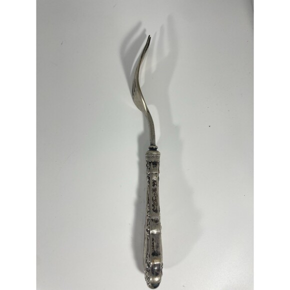 1847 Rogers Bros A1 Dinner Fork 8" Antique Vintage Silverplate Ornate Victorian - Picture 4 of 9